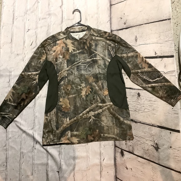 RED HEAD DUCK BRAND CAMO LONG SLEEVE. - Picture 1 of 5